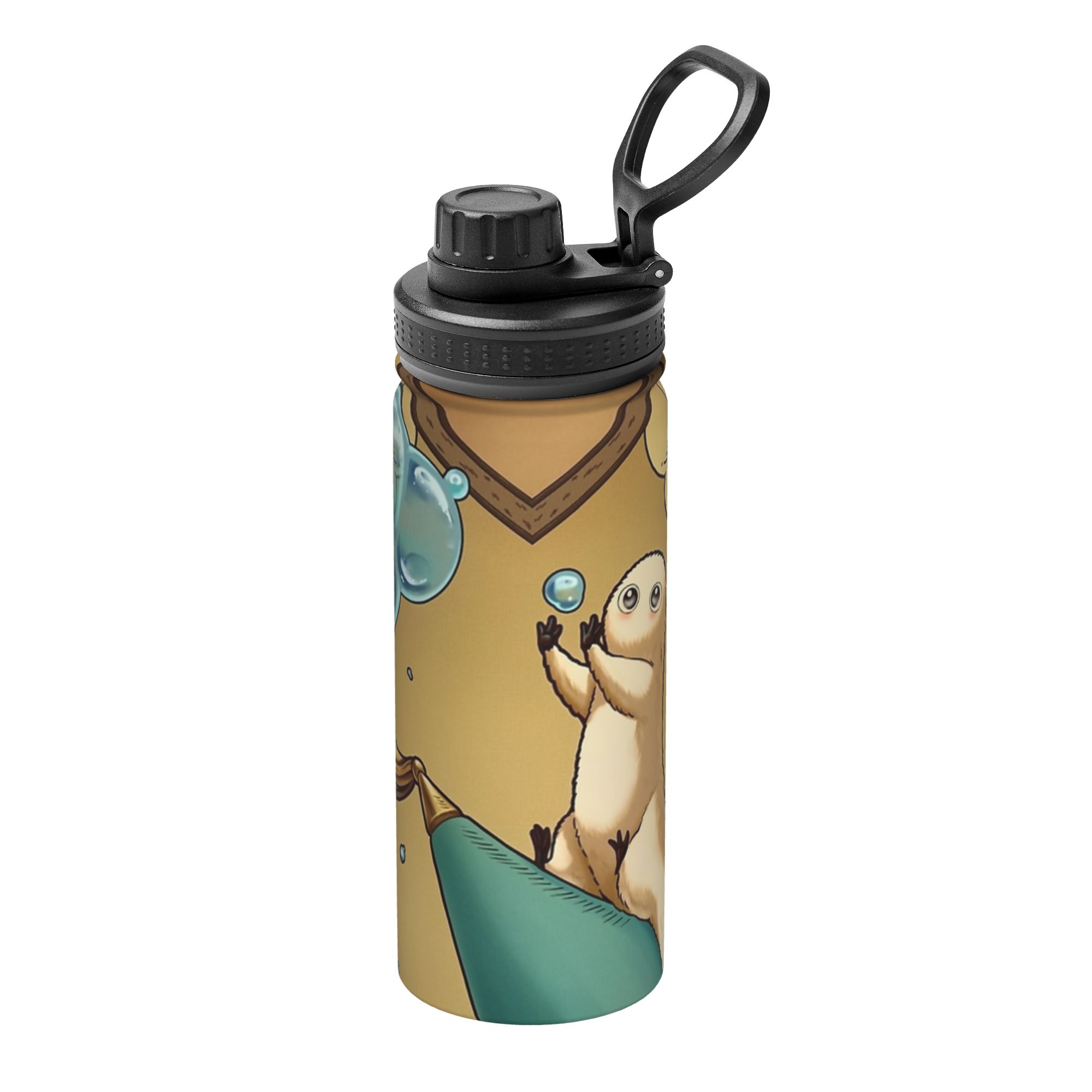 Sports Water Bottle Insulated - بروشبادي قبعة الساحرة أتيليه أنمي، غلاية