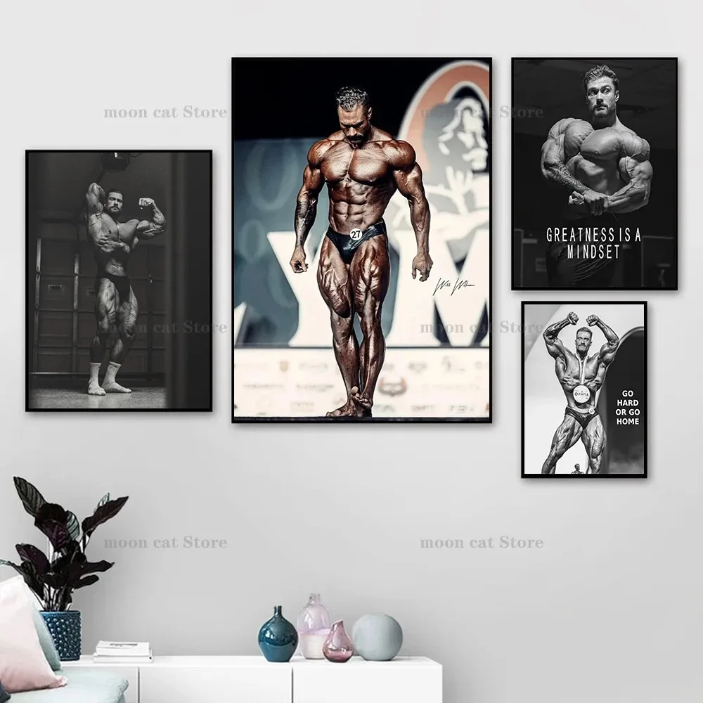 Sports Equipment Poster - قماش اللوحة كريس بامستيد كمال الاجسام