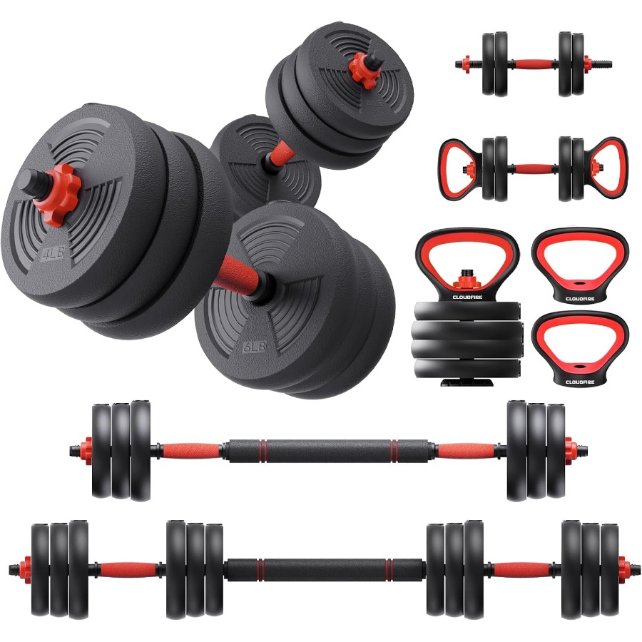 Dumbbell Set - مجموعة أثقال قابلة للتعديل، مجموعة أثقال