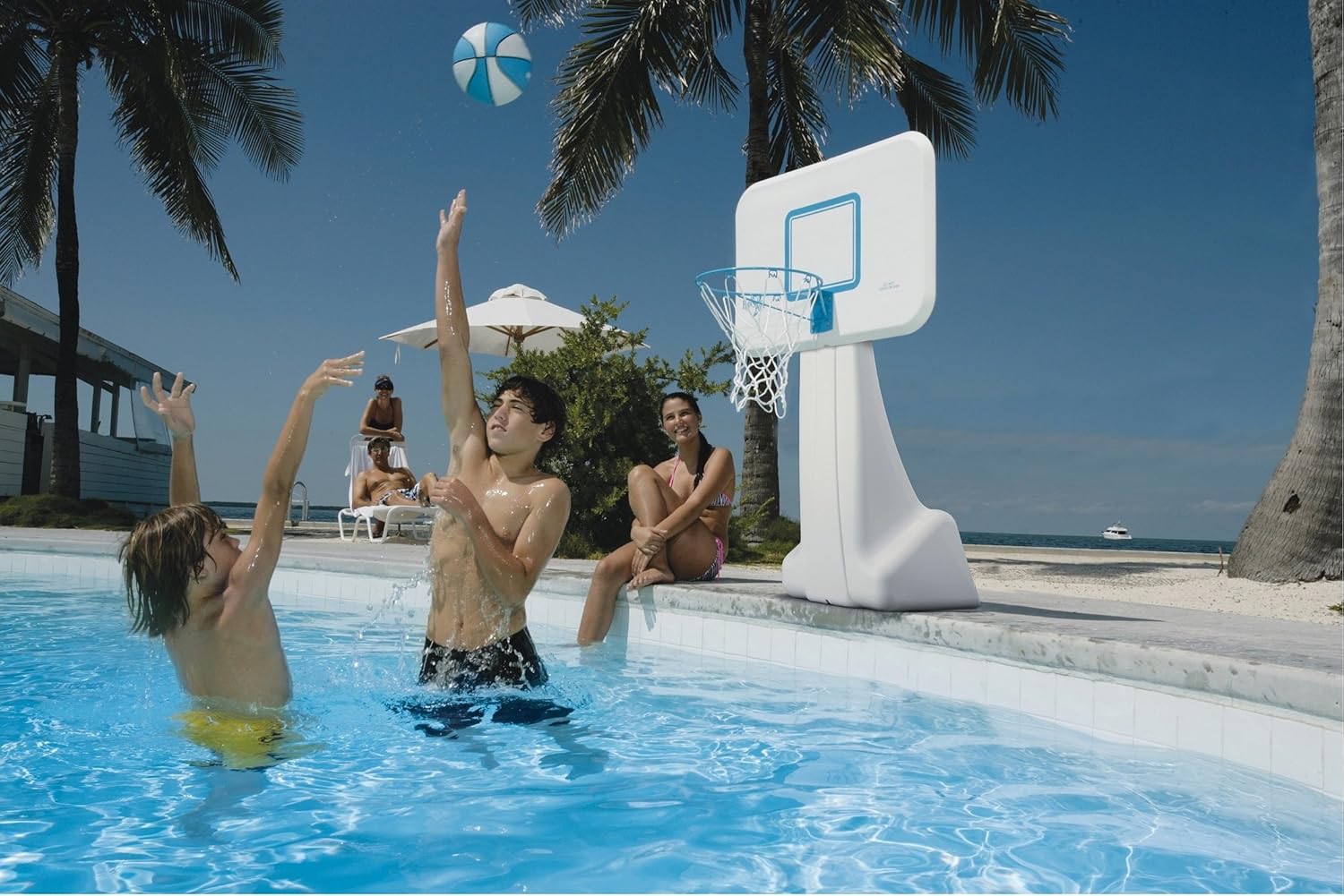 مجموعة كرة السلة لحمام السباحة - مراجعة Basketball Hoop وسعره
