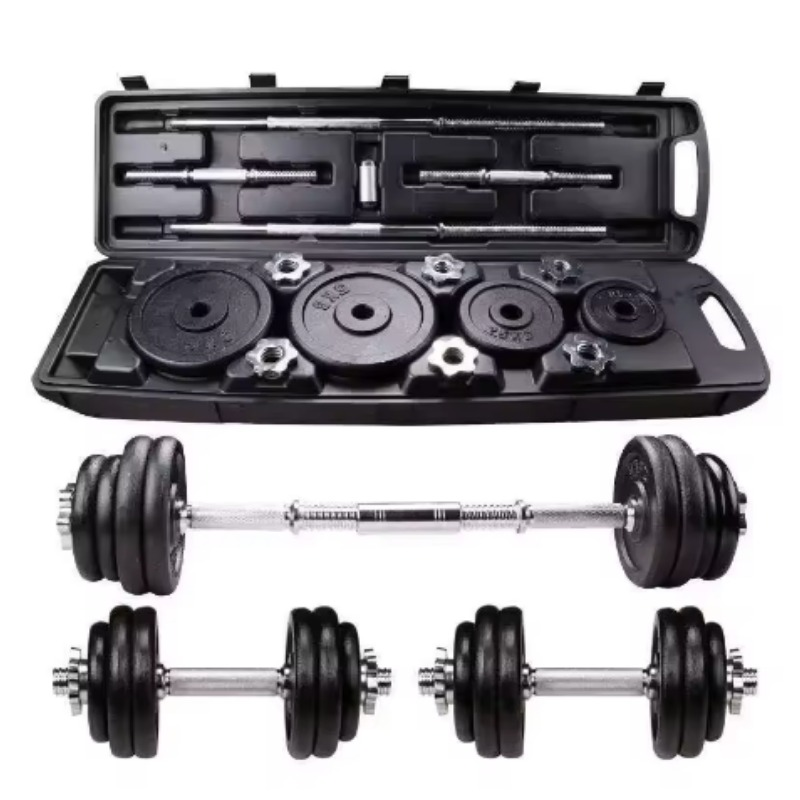 مجموعة أثقال حديدية مطلية بالل - مراجعة Dumbbell Set وسعره