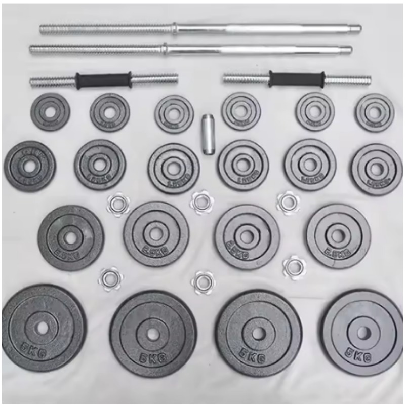 مجموعة أثقال حديدية مطلية بالل - مراجعة Dumbbell Set وسعره