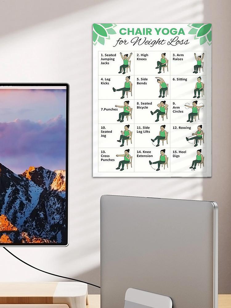 ملصق يوجا (قطعتان) للتمارين ال - مراجعة Sports Equipment Poster وسعره