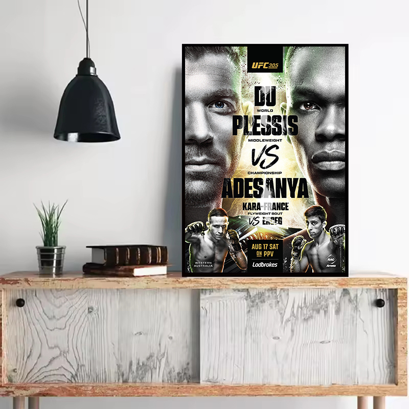 ملصق مطبوع لبطولة الملاكمة وال - مراجعة Sports Equipment Poster وسعره