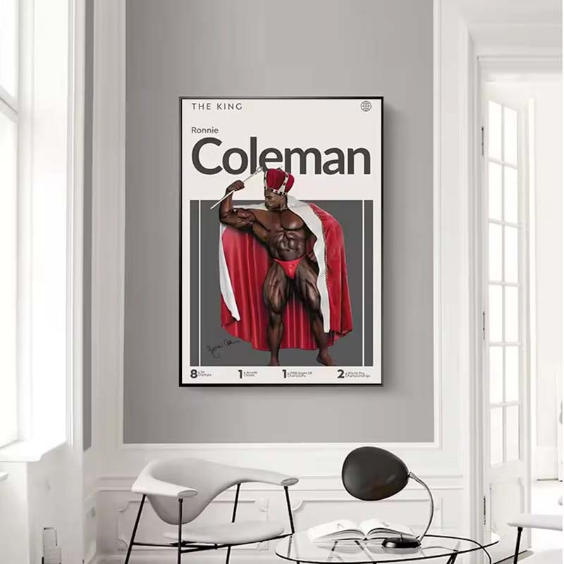 الدافع كمال الاجسام المشارك با - مراجعة Sports Equipment Poster وسعره